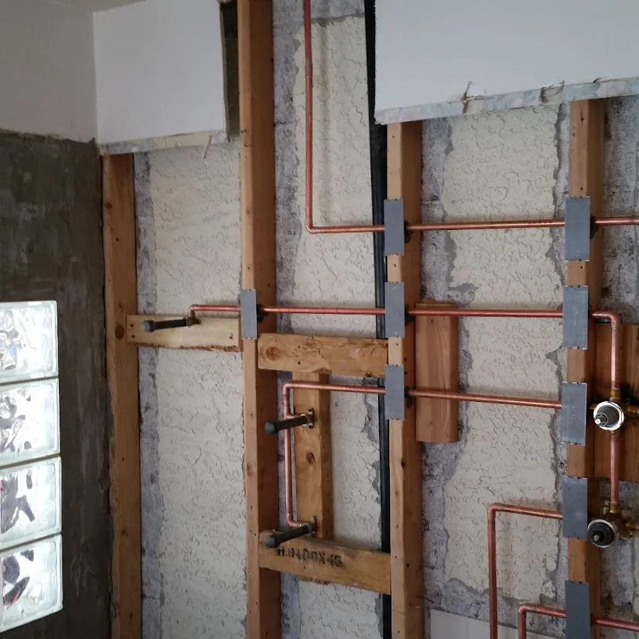 Copper pipe installation for Burst Pipe Repair in South Londonderry